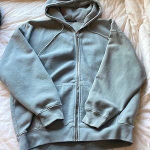 brandy melville sage oversized hoodie